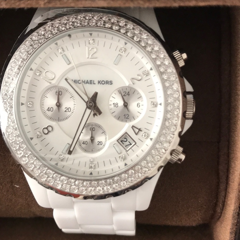 White Michael Kors watch